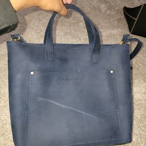 Portland leather goods crossbody